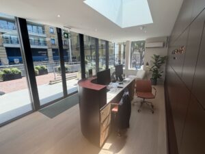 ransome wharf sales and marketing suite by JTH Projects
